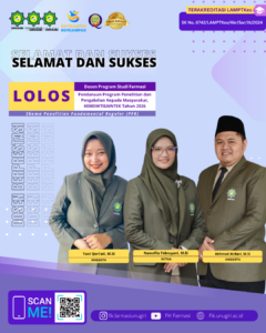 Perkuat Budaya Riset, Tim Dosen Farmasi UNUGIRI Raih Hibah Penelitian Fundamental Reguler KEMDIKBUDRISTEK 2026